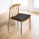thumbnail image 3 of Fohfurniture FOH Set de 2 Sillas de Comedor de Madera con Asiento Tapizado , Estilo Nórdico Mid-Century, Sillas sin Brazos para Cocina y Restaurante, 3 of 7