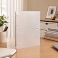 thumbnail image 5 of A4 Binder, 4 Rings Budget Binders Loose Leaf Folders Refillable Soft PVC Notebook Shell Protector Organizer Accessories Supplie,25x32cm/ 9.85x12.6inch, 5 of 7