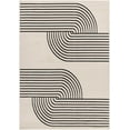 thumbnail image 2 of Mark&Day Area Rugs, 5x7 Burnside Modern Beige Area Rug, Black Beige Carpet for Living Room, Bedroom or Kitchen (5' x 7'), 2 of 5