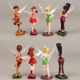 thumbnail image 2 of Xishao Tinkerbell - Figura de juguete en miniatura, adorno de jardín de hadas Pixie Girl Fly Wing DIY decoración de casa de muñecas, princesa Tinker Bell Fairy Modelo Muñecas regalo para niños Xishao Juguetes, 2 of 2