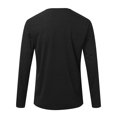 thumbnail image 5 of Vedolay Mens Long Sleeve Tops Performance Long Sleeve T-Shirt Outdoor Active Top Black,M, 5 of 5