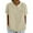Beige, variant on yunLCZ Basic T Shirts Cotton Linen Shirts For Women Summer Short Sleeve Casual Collared Work Blouse Tunic Tops