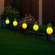 thumbnail image 4 of Luz solar LED de alta luminosidad con batería de litio, de uno a cinco, con enchufe para suelo, para prados, jardines, terrazas y festivales., 4 of 7