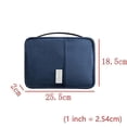 thumbnail image 4 of Étui de Voyage Imperméable pour Passeports et Documents avec Fermeture Éclair Portable, 4 of 5