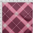 thumbnail image 3 of oneOone Georgette Viscose Fabric Tartan Check Decor Fabric Printed BTY 42 Inch Wide, 3 of 4