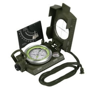 Proster Professional Waterproof Military Metal Sighting Compass Pocket Clinometer with Carry Bag Portable for Camping Hunting Hiking Geology and Other Outdoor Activities