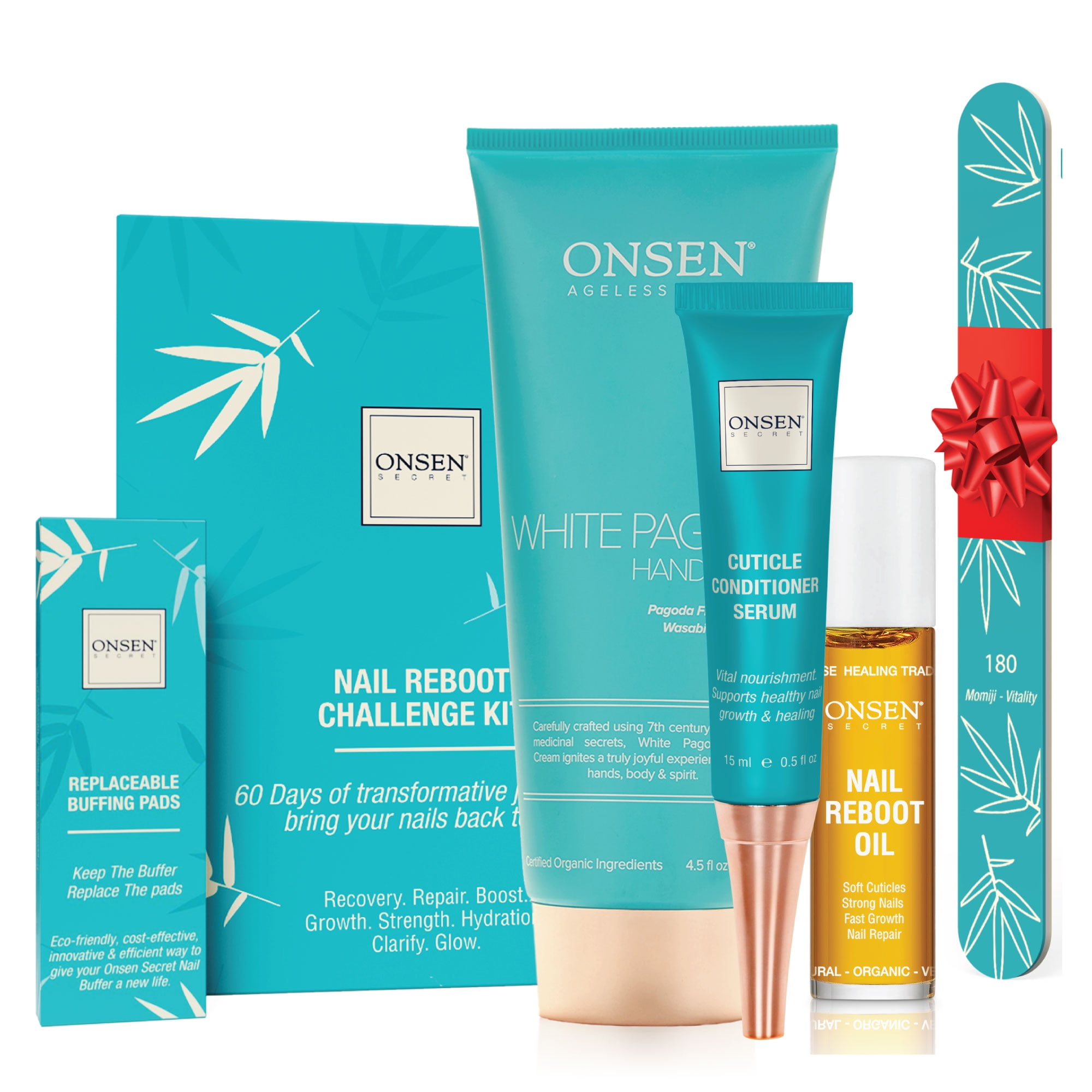 Onsen Secret Complete Japanese Nail Care & Anti Aging Hand Cream Kit