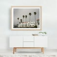 thumbnail image 2 of Pismo Palms - Pismo Beach California Photography Palm Tree Beach House Coastal Architecture Tropical Minimalist Beach Oak Framed Wall Art Print 9 x 12 inches, 2 of 3