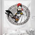 thumbnail image 1 of Medieval Tapestry, Middle Ages Knight Traditional Costume and Heroic Pastme, Fabric Wall Hanging Decor for Bedroom Living Room Dorm, 5 Sizes, Multicolor, by Ambesonne, 1 of 1
