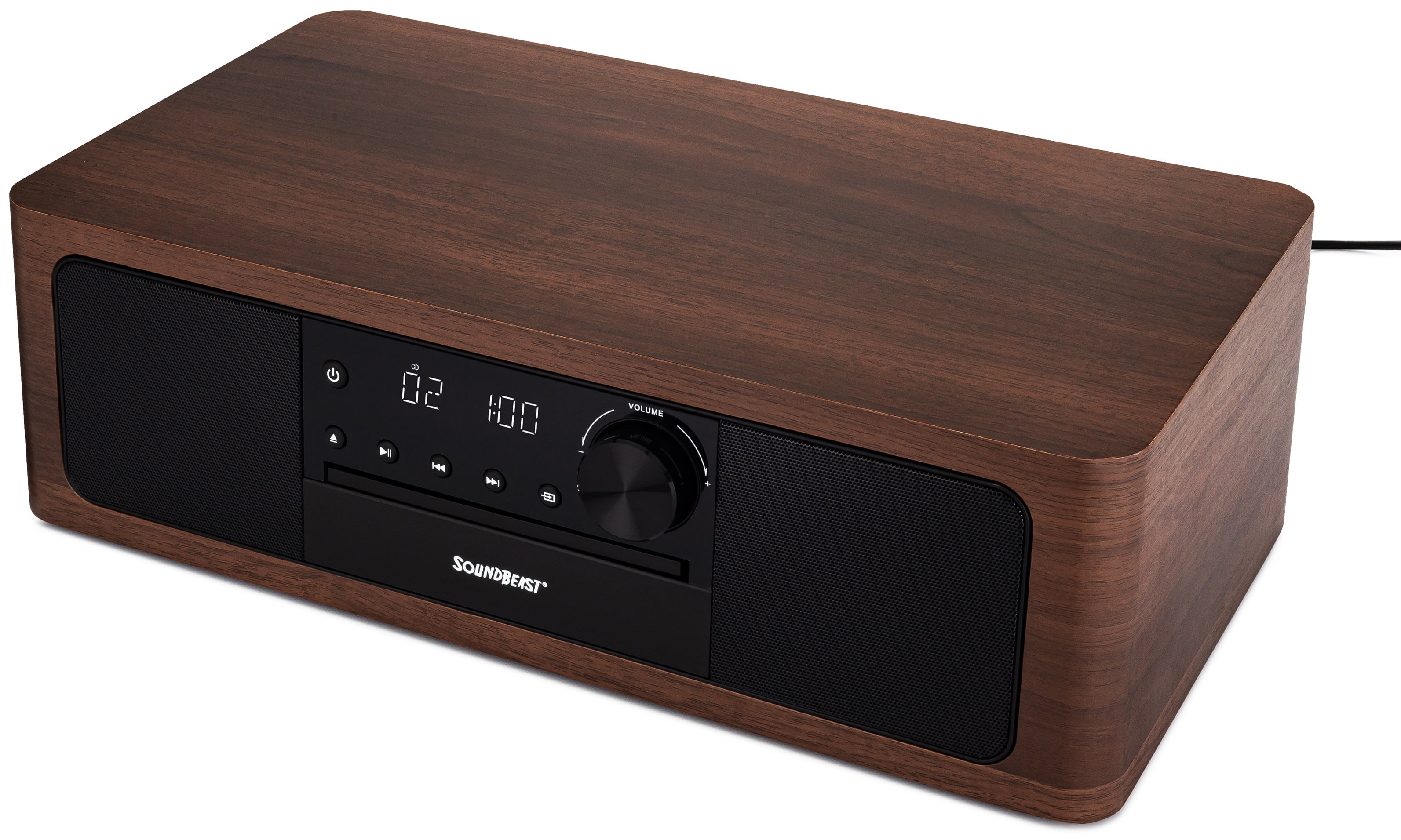 Free Shipping! Jensen Home CD Stereo Clock with AM FM Radio USB