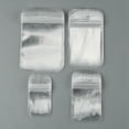 thumbnail image 2 of 1Bag 30Pcs Transparent Plastic Zip Lock Bags Resealable Packaging Bags Rectangle Clear 11x7x0.02cm Unilateral Thickness: 2.3 Mil(0.06mm), 2 of 5