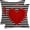 Rouge et Noir, variante sur Housses de Coussin de la Saint-Valentin 18x18 Pouces Ensemble de 2 Cœurs Roses Blancs Décoration Housses de Coussin de Mariage de la Saint-Valentin Anniversaire de la Fête des Mères Décoration pour Ferme Maison Canapé Lit