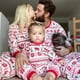 thumbnail image 4 of Conjunto de pijamas navideños, atuendos familiares a juego, ropa de dormir, conjuntos de ropa con renos y copos de nieve (resistente al fuego), 4 of 5