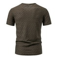 thumbnail image 4 of SOMOWI Mens T Shirt Summer With Embossed Design Daily Wear Vacation Coffee Fall Tops XL, 4 of 4