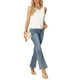 thumbnail image 2 of Camisas de satén INSPIRE CHIC para mujeres, sin mangas, con escote en V, pijamas casuales de seda, top de tanque M blanco, 2 of 6