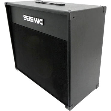 Luke-1x12V - Empty 12" Guitar Cabinet - Black Tolex/Black Cloth Grill