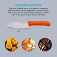 thumbnail image 3 of Cuchillo Santoku Messermeister Petite Messer de 5 pulgadas, naranja, 3 of 6