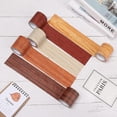 thumbnail image 2 of 1 Pcs Roll Realistic Wood Grain Repair Duct Tape Furniture Renovation Baseboard Line (W: 8CM*L: 4.57M) dark brown, 2 of 3