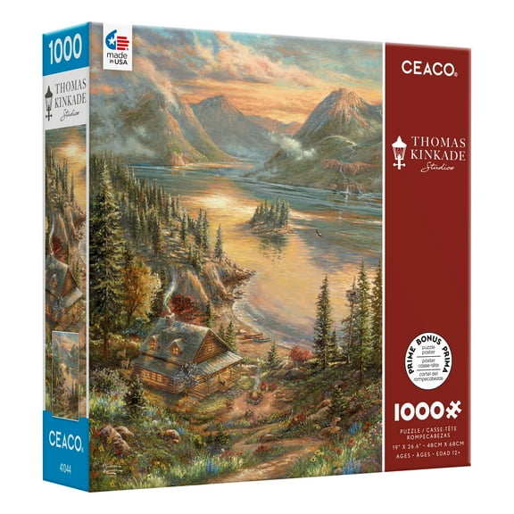 Ceaco 1000 Piece Lakeside Splendor Interlocking Jigsaw Puzzle