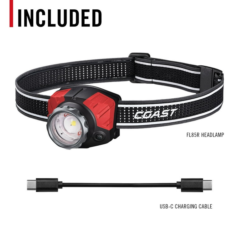 COAST FL85R 1250 Lumen Tri-Color (White/Red/Green) Focusing