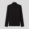 thumbnail image 4 of Men Blouses Workout Clothe Short Long Sleeve Nightshirts Men Mens Tall Tops Boys Slipper Size 13 Stretchy Top Mens Top Athletic T Shirts Work Out Shirts Oversized Loose Shirt Tie Band Black M, 4 of 8