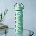 thumbnail image 6 of Lifefactory Water Bottle with Active Flip Cap and Protective Silicone Sleeve Mint 22 oz., 6 of 6