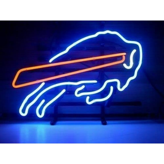 Queen Sense 14"x10" Custom For Buffalos Sports League Bills Neon Sign Wall Decor Handmade Beer Pub Bar Man Cave Artwork Party Gift Neon Light W114BBTL