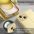 thumbnail image 5 of JETech Wallet Case for iPhone 15 Plus 6.7-Inch, Shockproof PU Leather Magnetic Flip Cover with Card Holder, Stand Feature and Full Camera Protection (Yellow), 5 of 6