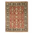 thumbnail image 1 of EORC OOAK-9179 8 ft. 11 x 12 ft. Hand Knotted Wool Sarouk Traditional Oriental Rug, Red - Rectangle, 1 of 1
