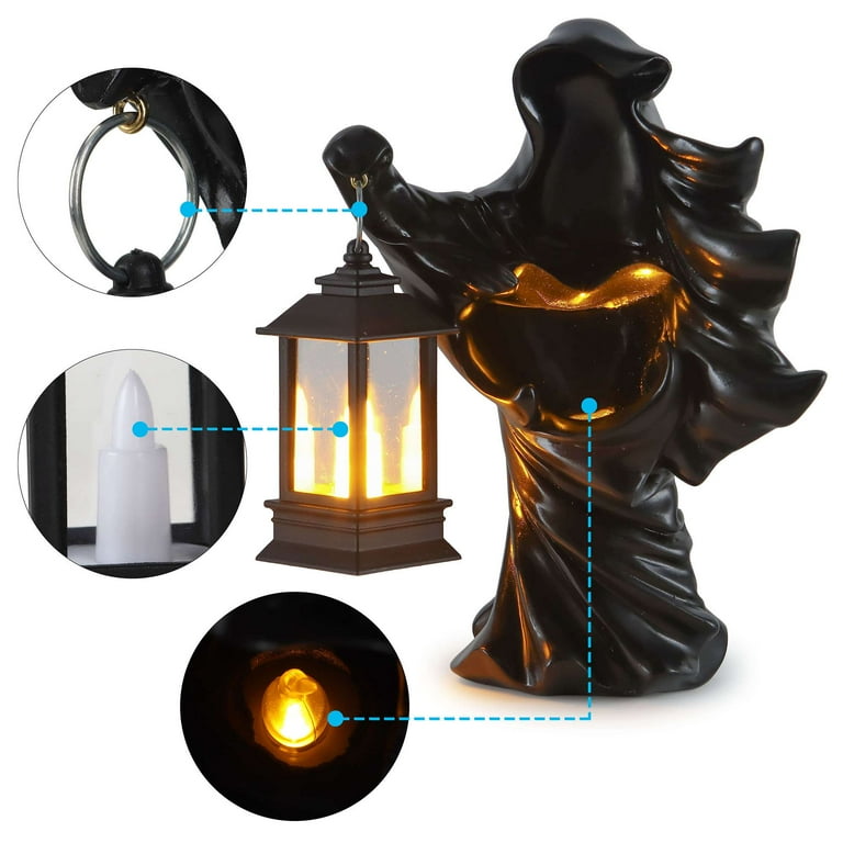 燭台 Luxtrada Cracker Barrel Ghost Witch Messenger and Lantern