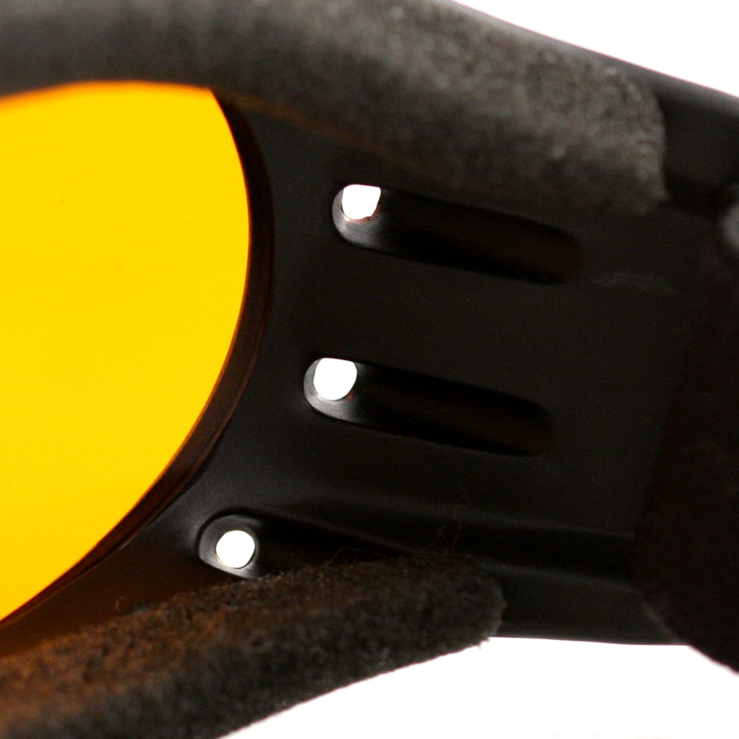 Bobster Cruiser Goggle-Style Motorcycle Sunglasses w/Amber Lens