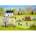 thumbnail image 2 of Mark, Sharon 24x18 Gold Ornate Wood Framed with Double Matting Museum Art Print Titled - In the Garden, 2 of 4