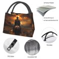 thumbnail image 4 of Disketp Western Rainy Desert Cowboy Bolsa Térmica Estampada, Bolsa Térmica Aislante para Almuerzo, Playa y Campamento, 4 of 6