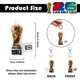 thumbnail image 2 of Llavero de peluche MESUCA Trofeo Copa Mundial FIFA 2026 12 cm, 2 of 8