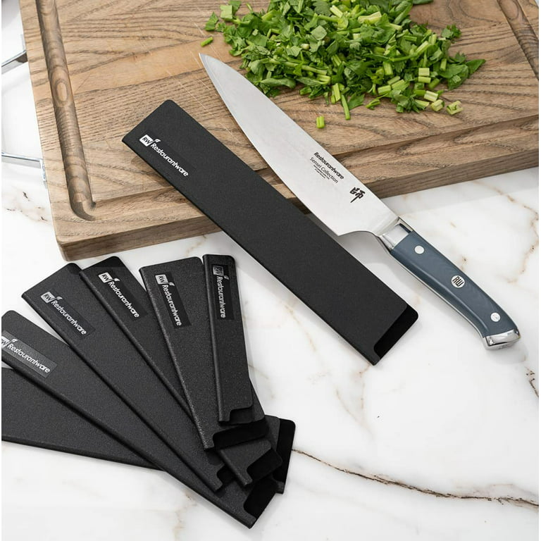 Sensei Black Plastic Knife Blade Cover / Guard - 10 1/2 inch x 2 inch - 1 Count Box, Size: One Size