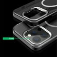 thumbnail image 3 of Magnetic Case Compatible with iPhone 14 Compatible with MagSafe with Kickstand Ultra Thin Shockproof Case-Black, 3 of 6