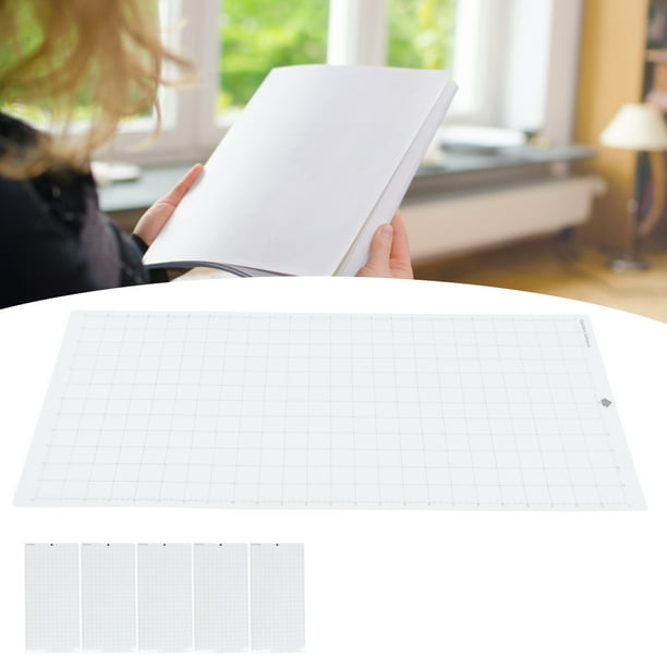 Tapete De Corte Antideslizante, Tapete De Corte Transparente De 24 X 12 Pulgadas, 5 Piezas Para Cartón