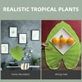 thumbnail image 3 of LABSERRON 2Pcs Leaf Shaped Placemats Monstera Tropical Palm Leaves Home Kitchen Table Decor, 3 of 8