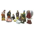 thumbnail image 2 of 12 Uds. Conjunto de Pesebre Colorido Adornos Diseño de Madera Nacimiento de Jesús para Iglesia Zulema estatuilla de la natividad, 2 of 8