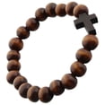 thumbnail image 2 of Christian Prayer Beads Bracelet Cross Charm Bracelet Jewelry Wrist Chain, 2 of 4
