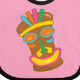 thumbnail image 4 of Inktastic Happy Tiki Face Boys or Girls Baby Bib, 4 of 4