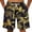 Z160-Black, variant on Men's Swim Trunks Mid-Thigh Lightweight Floral Swim Trunks Quick Dry Patriotic Swimming Trunks with Pockets Upf 50+ Sun Protection Fishing Shorts for Men