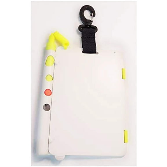 Marine Sports Double Level Slate 5 Inch x 7.25 Inch White