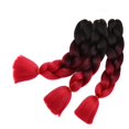 thumbnail image 2 of Ombre Jumbo Braiding Hair Extensions High Temperature Synthetic Ombre Twist Colored Hair, 2 of 6
