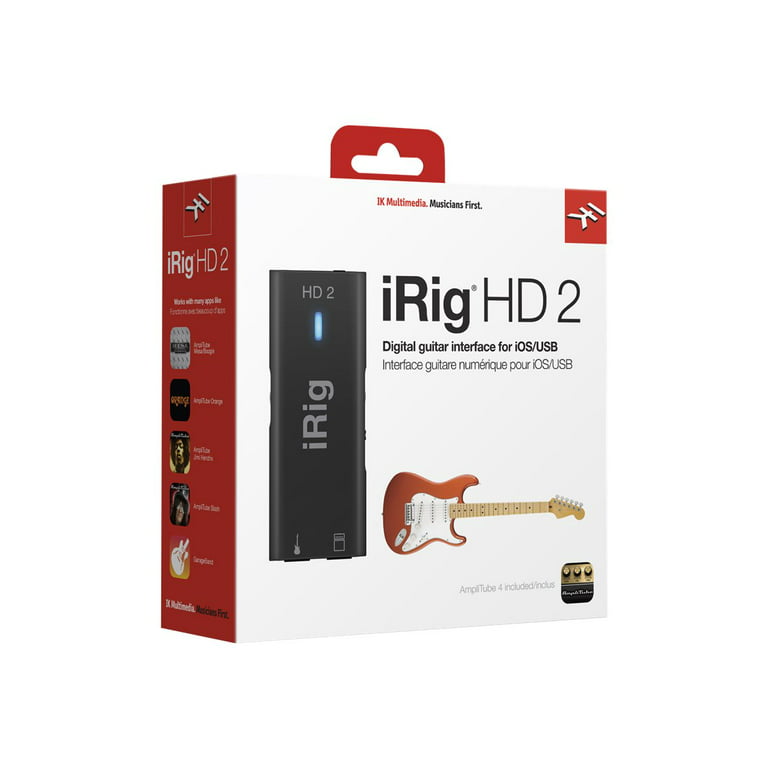 IRIG HD 2 - GUITAR INTERFACE FOR IOS - Walmart.com