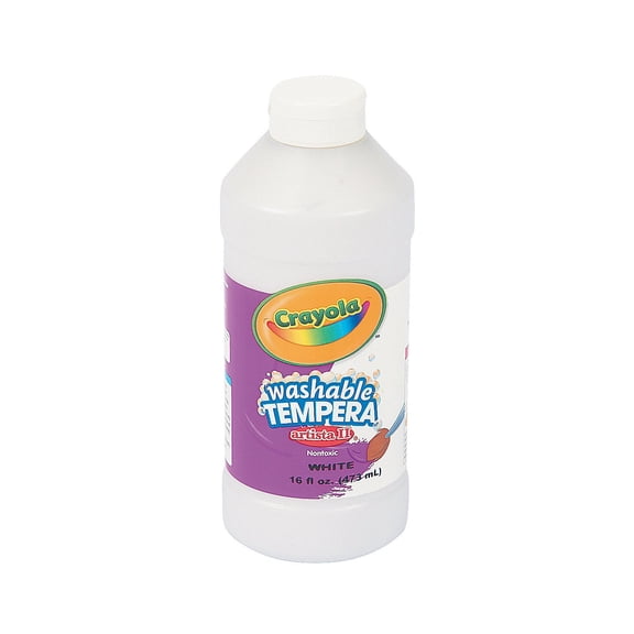 16-oz. Crayola Artista II Washable White Tempera Paint