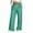 Mint Green Wide Leg Palazzo Pants, variant on Women's Wide Leg Pants Loose Stretchy Drawstring High Waist Trousers Classic Solid Comfy Lightweight Soft Flowy Palazzo Pants Purple S