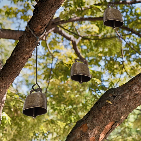 IDEANATEGRATE 2Pcs Square Cowbells for Class Use Teacher Calling Bells
