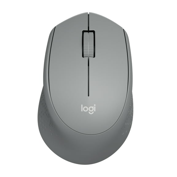 Logitech M330 SILENT PLUS Wireless Mouse, 2.4GHz with USB Receiver, Optical Tracking, Quiet & Lightweight, Long Battery Life, for PC, Mac, Laptop, Chromebook, Gray