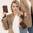thumbnail image 4 of Wrangler Womens Wallet Small Rfid Blocking Wristlet Wallets Cute Bifold Ladies Wallet with Zipper Pocket, Coffee, 4 of 6